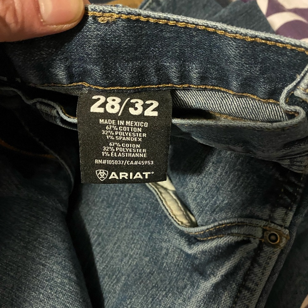 Men’s Ariat rebar M4 low rise boot cut jeans 28x32